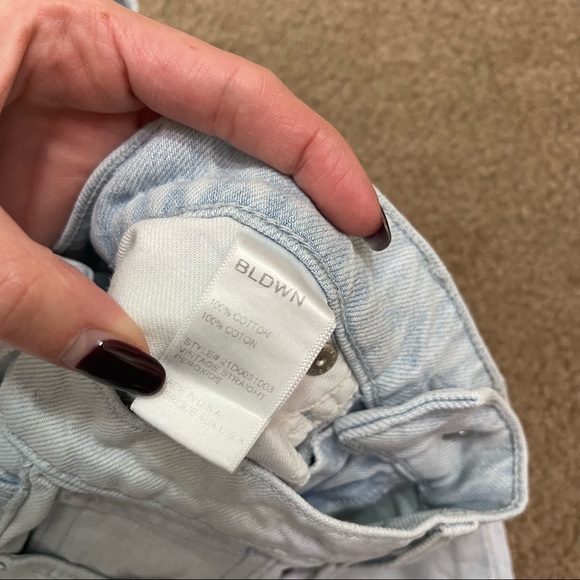 BLDWN Vintage Straight Light Wash Jeans - Picture 6 of 8